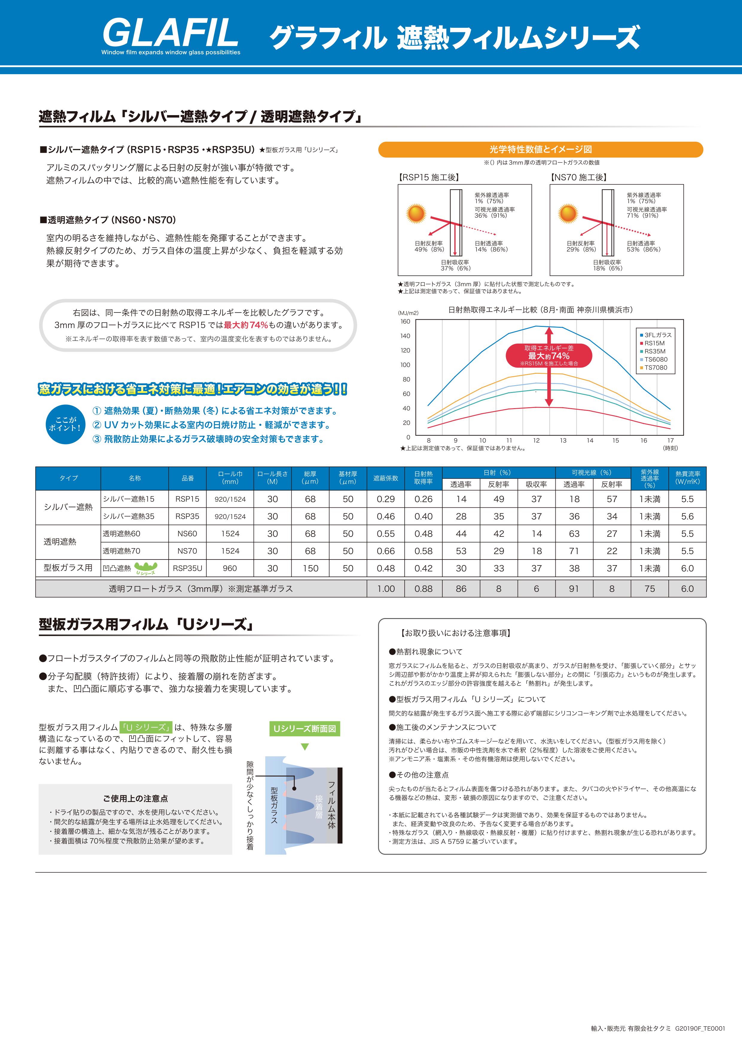 GLAFIL遮熱フィルム特集02